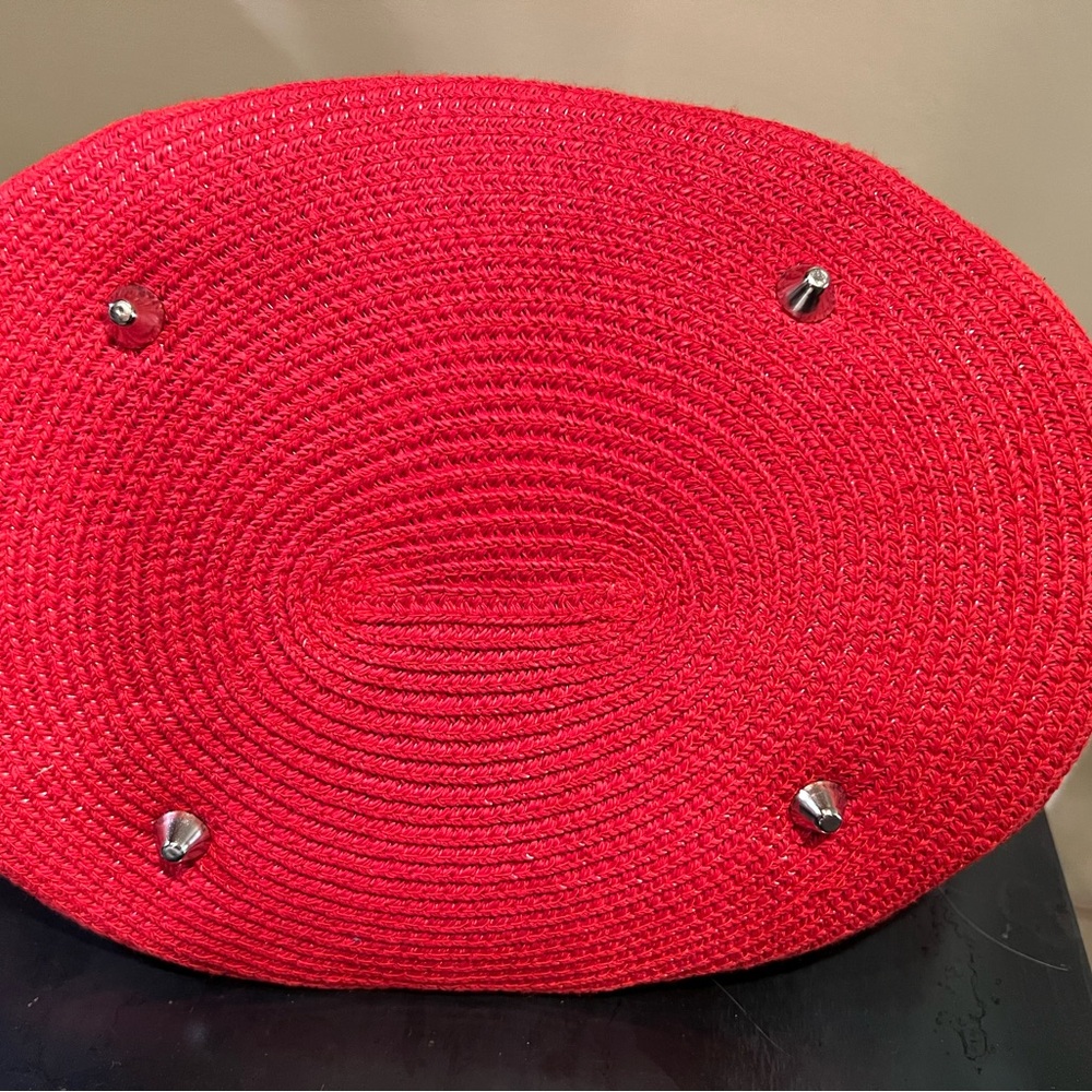 Red Women's Tote Bag - Picture 3 of 3
